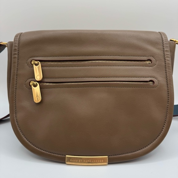 Marc Jacobs Handbags - Marc Jacobs Brown Crossbody Bag with Gold Accents | Good Used Condition